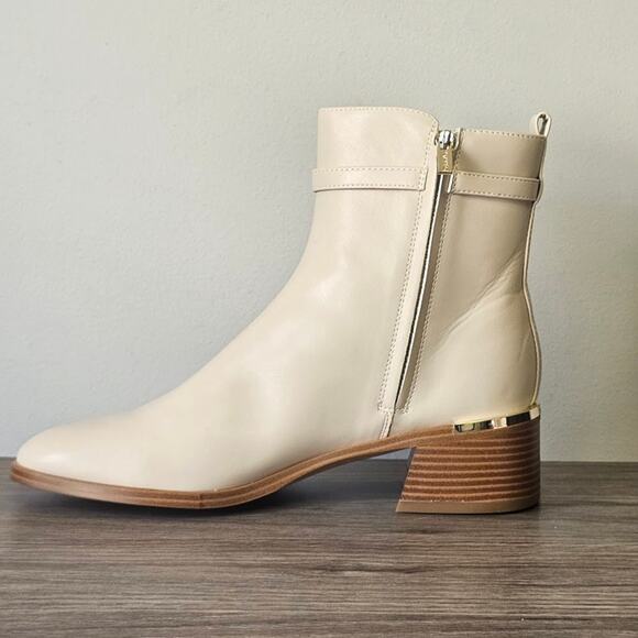 CALVIN KLEIN Women's Jallis2 Zip Up Booties Size 10 Light Natural NWT - Picture 5 of 7